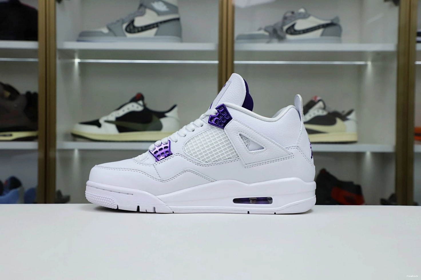 METALLIC 4 AIR JORDAN PURPLE 0807